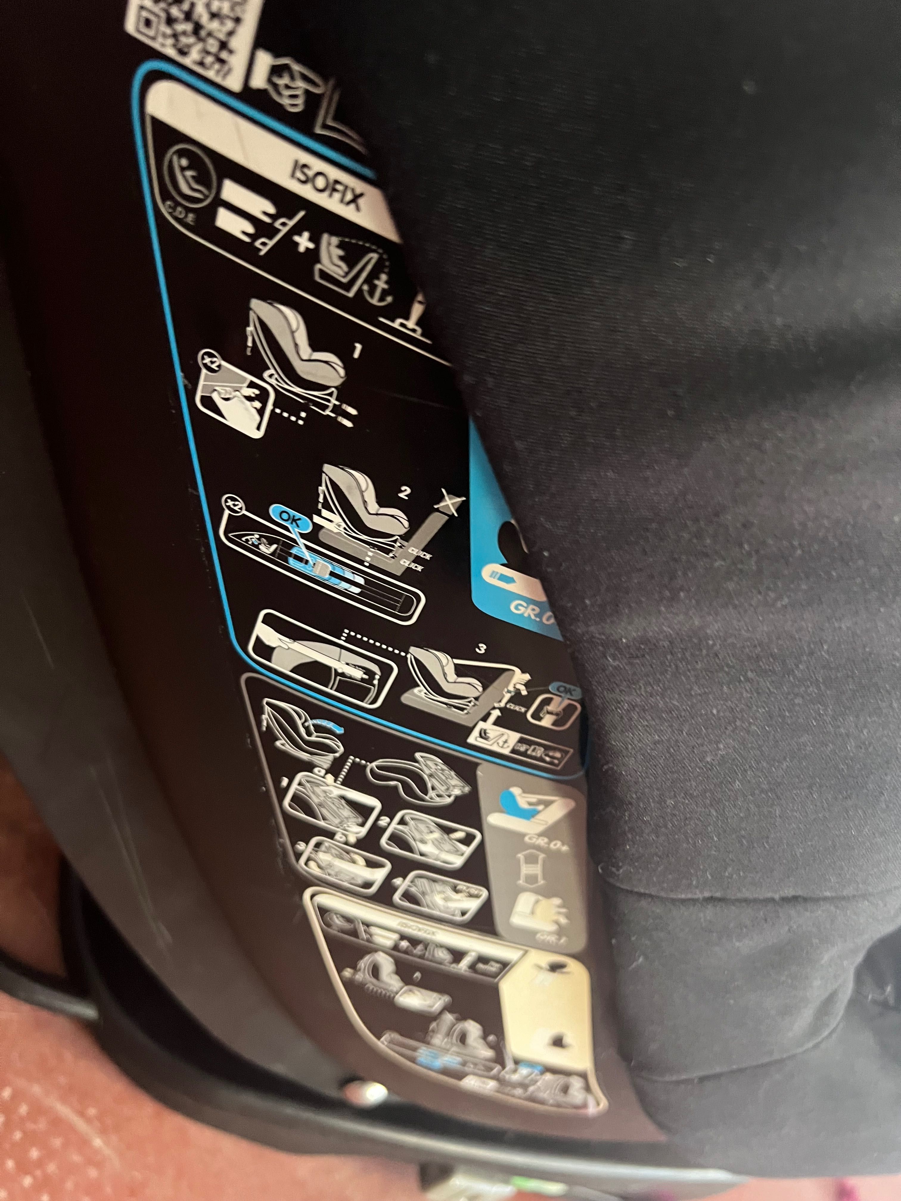Cadeira bébé confort isofix