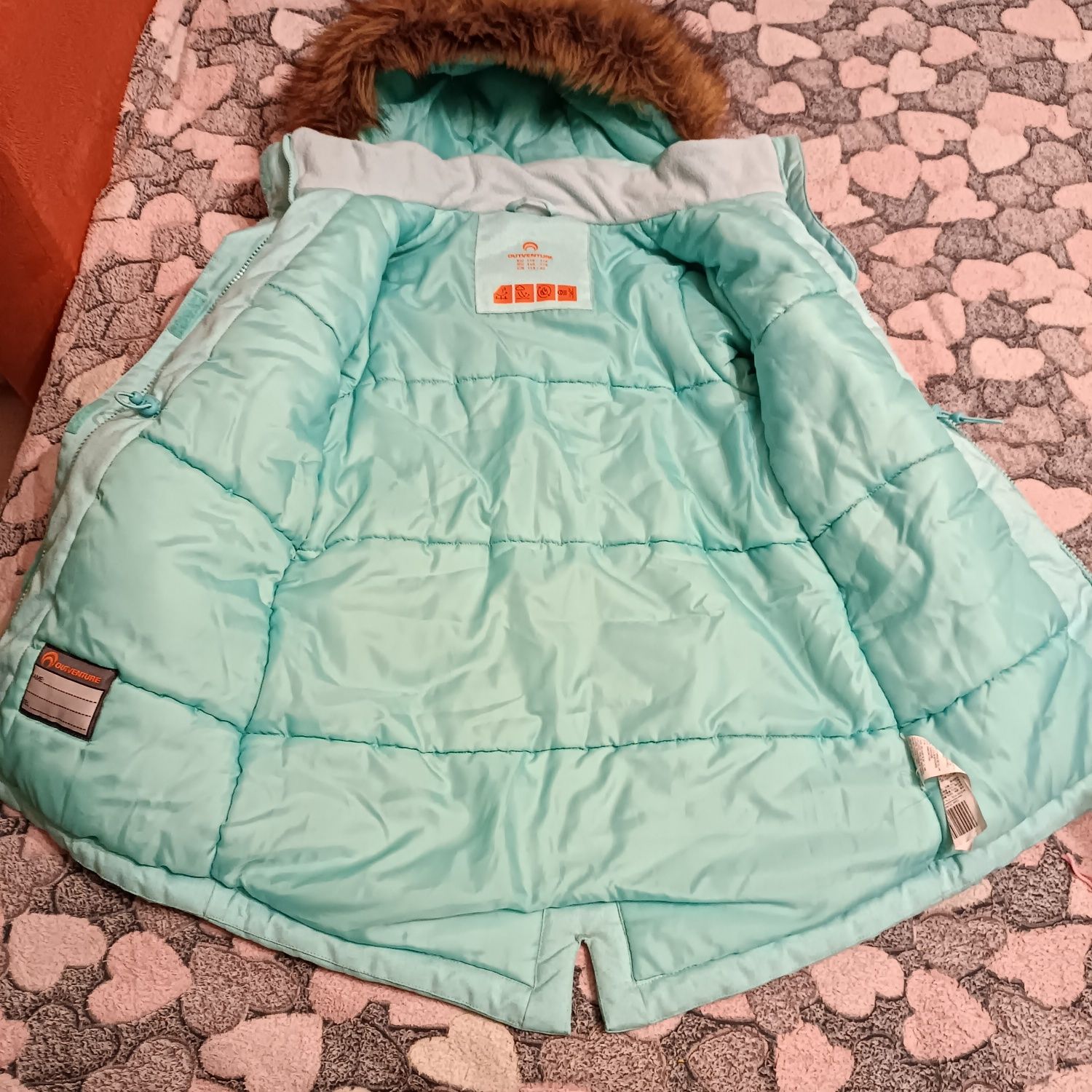 Зимнее куртка- пальто Outventure на рост 110-116 см