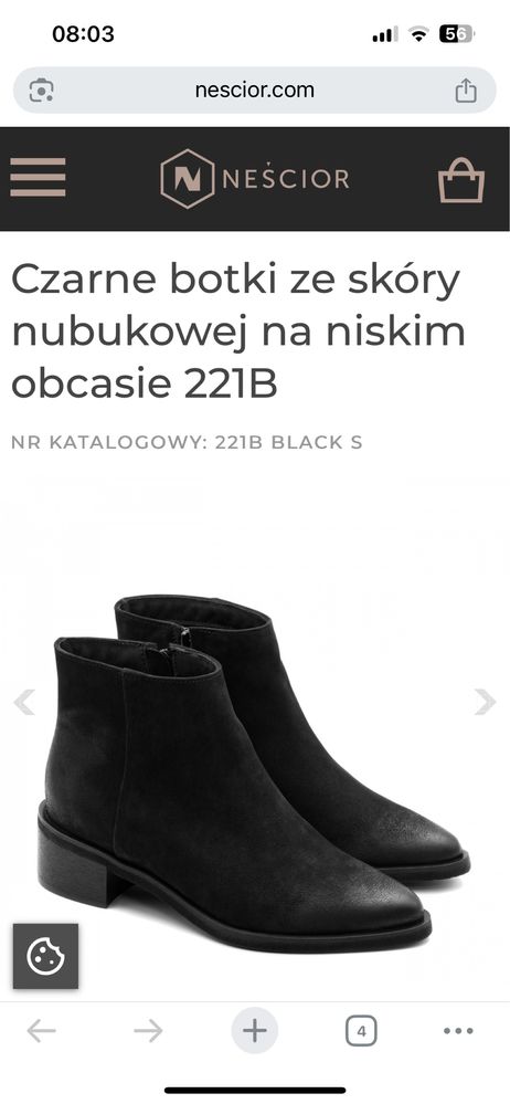 Botki neścior r. 39