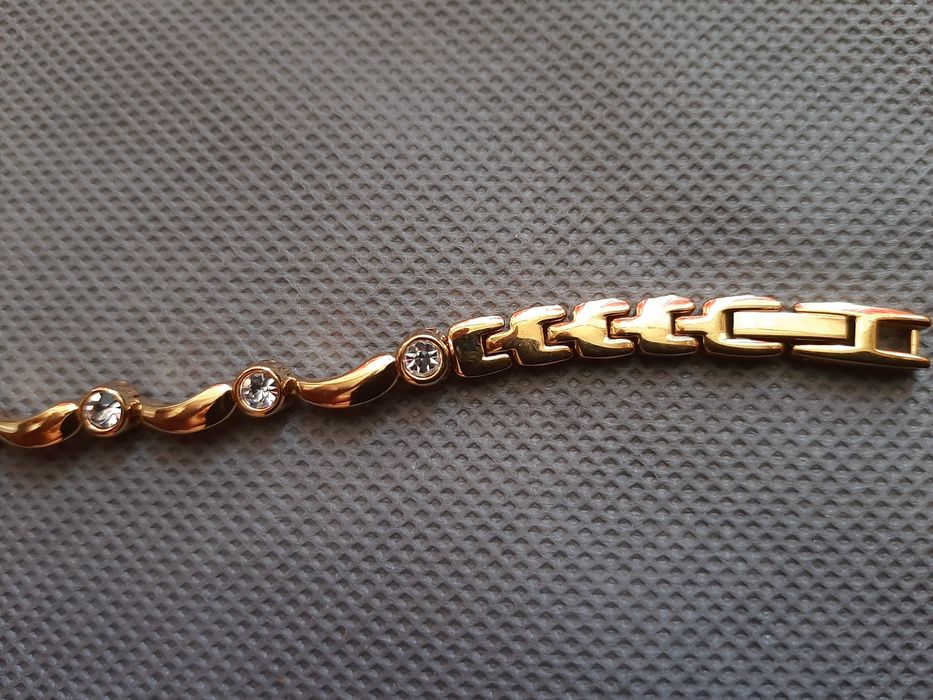 Bransoletka damska imitacja złota