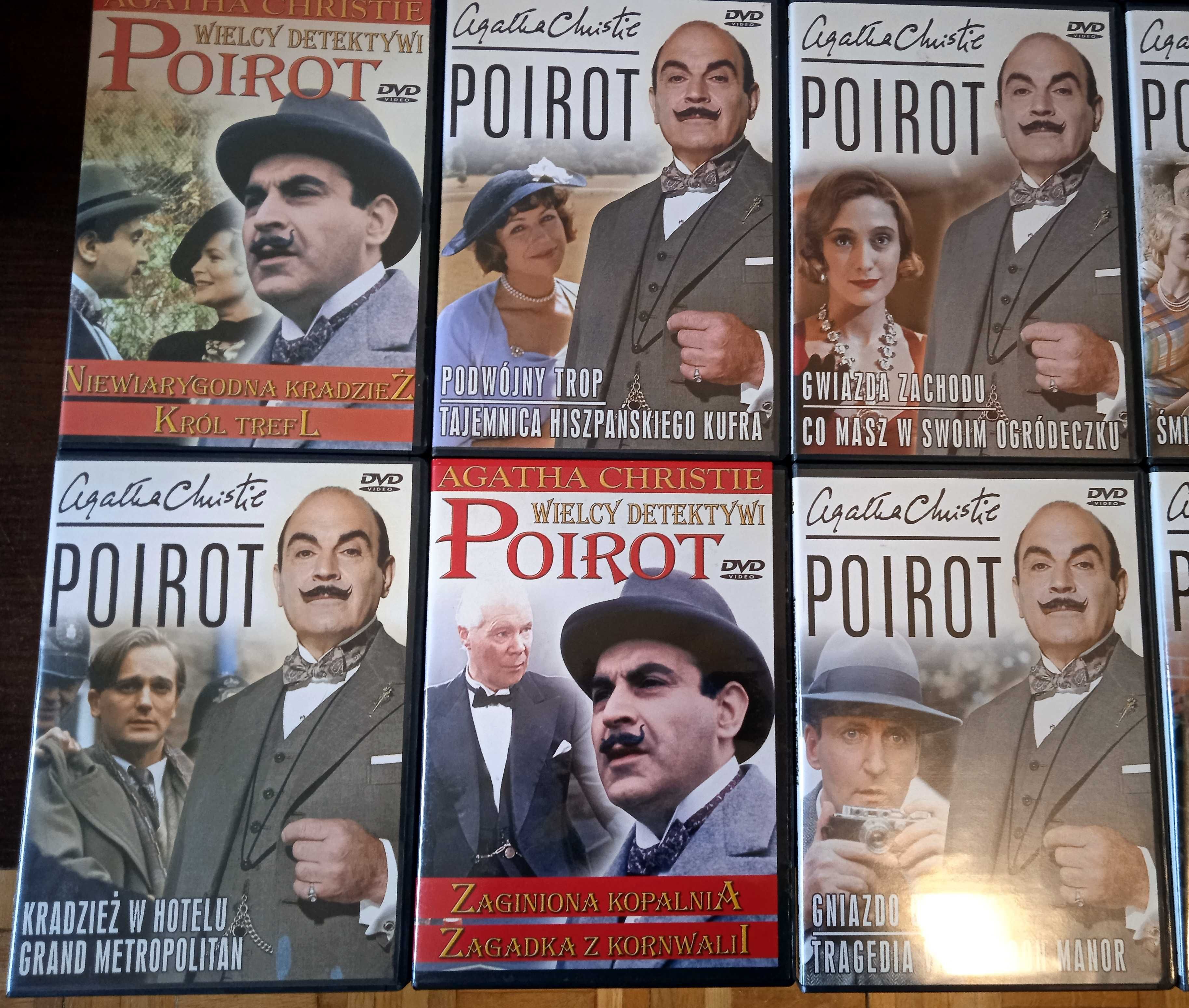 Agatha Christie - DVD Poirot 16 płyt 25 odcinków