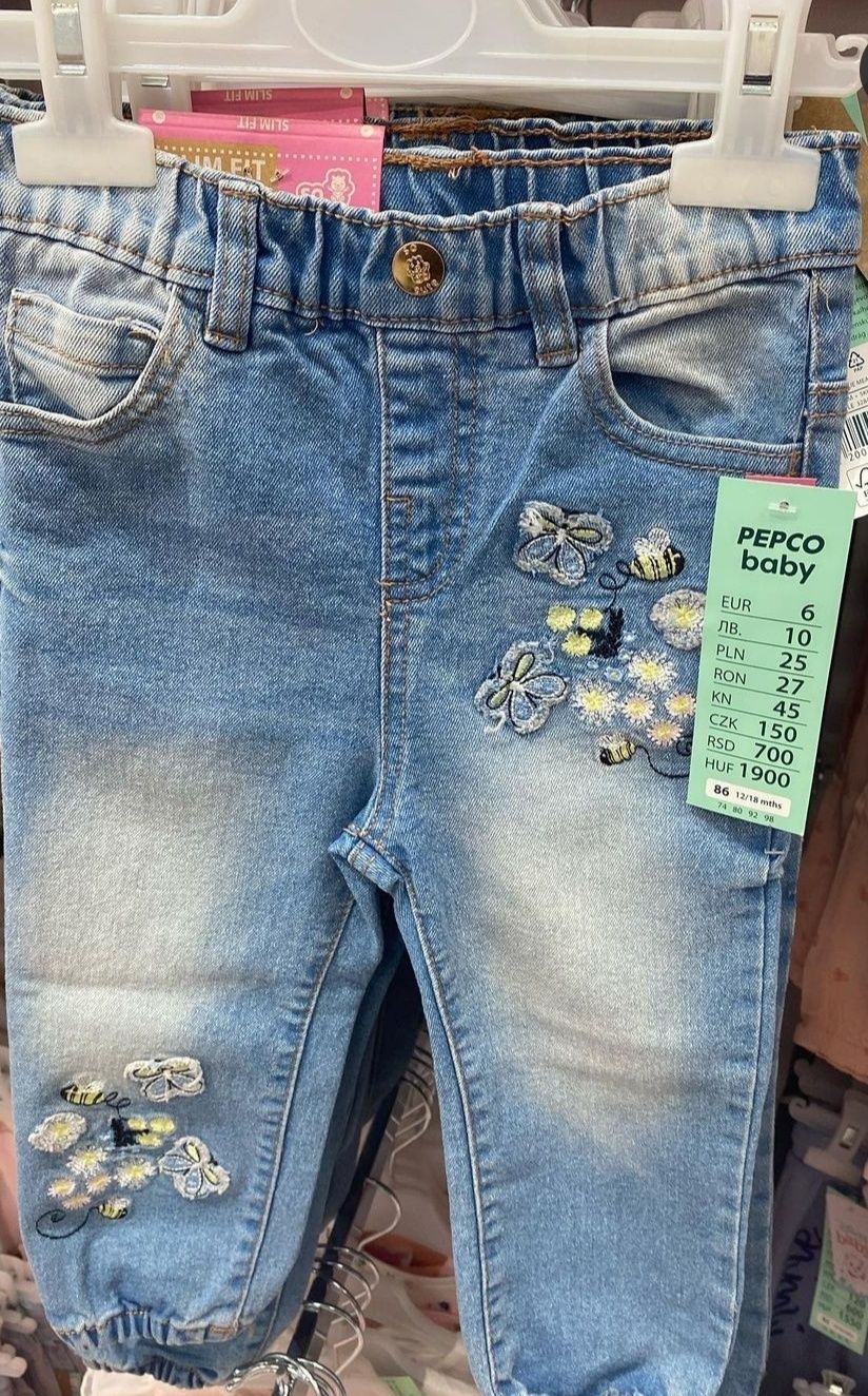 Нові джегінси джинси для дівчинки