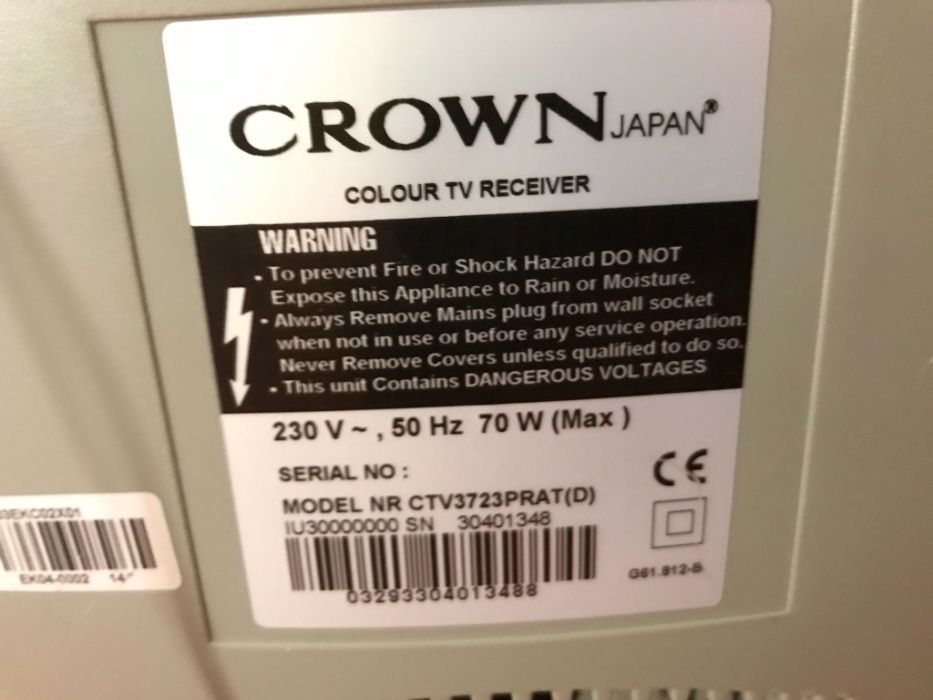 Vende-se TV Crown