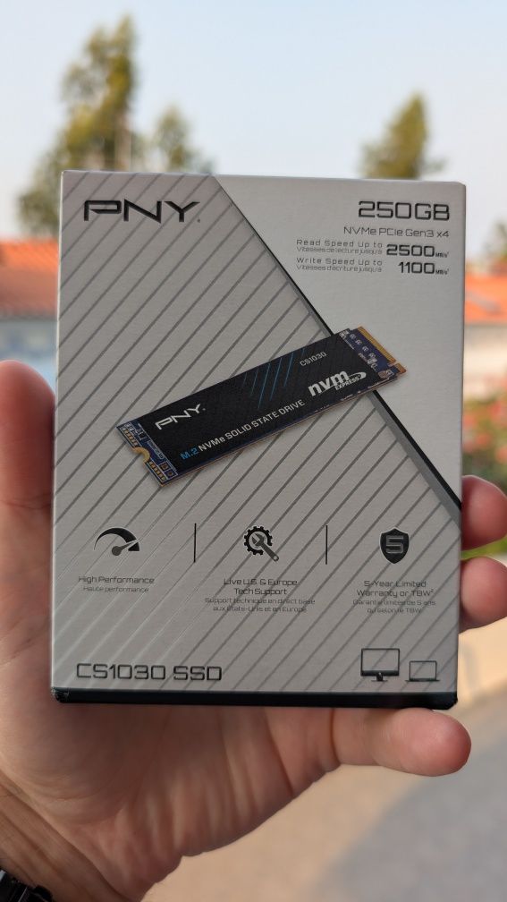 PNY 250GB ssd nvme
