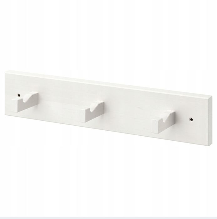 Wieszak z 3 hakami, biały, nowy - KUBBIS Ikea