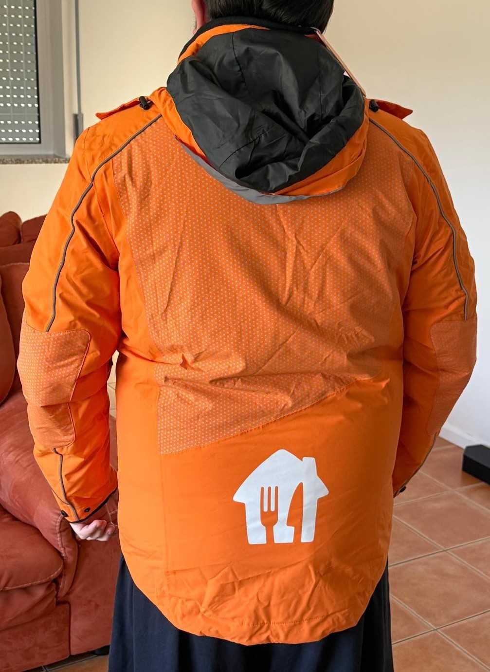 Jaqueta Just Eat Impermeável para entregadores de comida - L