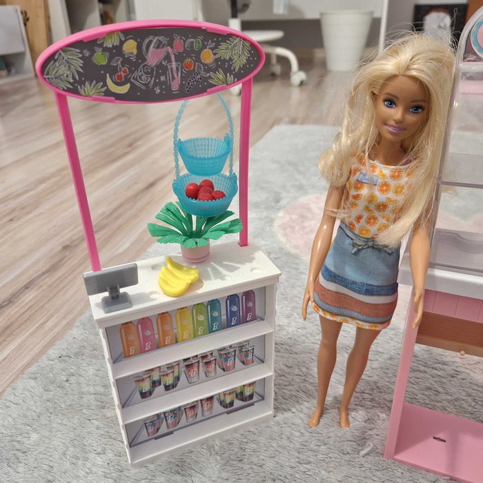 2kpl. lalki Barbie sklep i Barbie stoisko