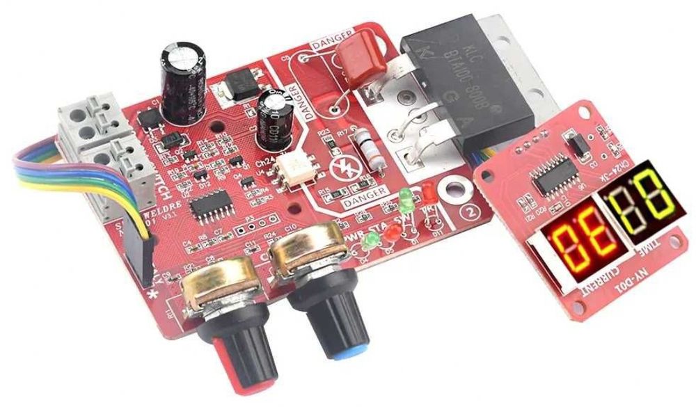 Модуль Плата Контролер Точкової Зварки NY-D01 100А Spot Welder NY-D02