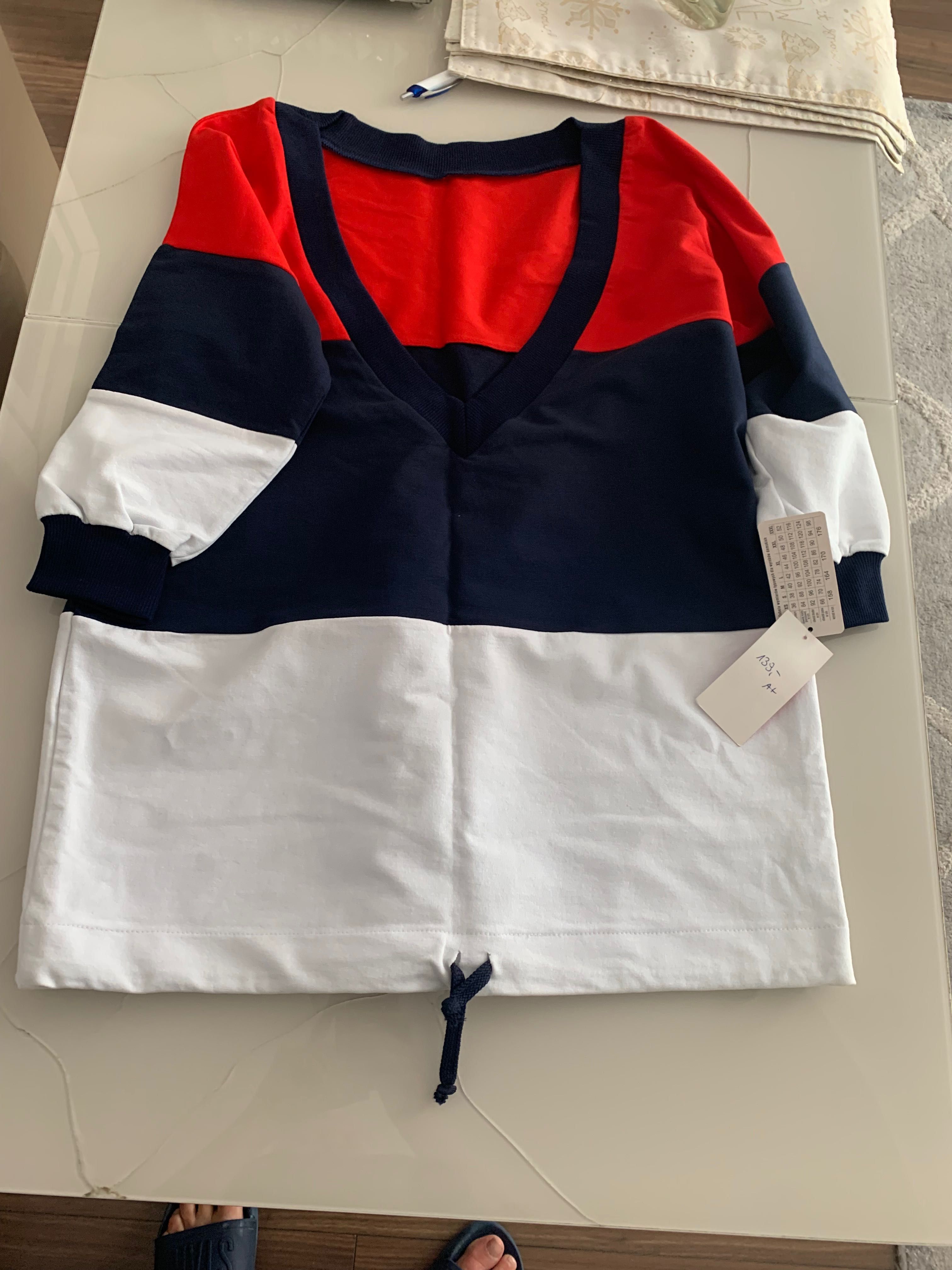 Bluza trzy kolorowa