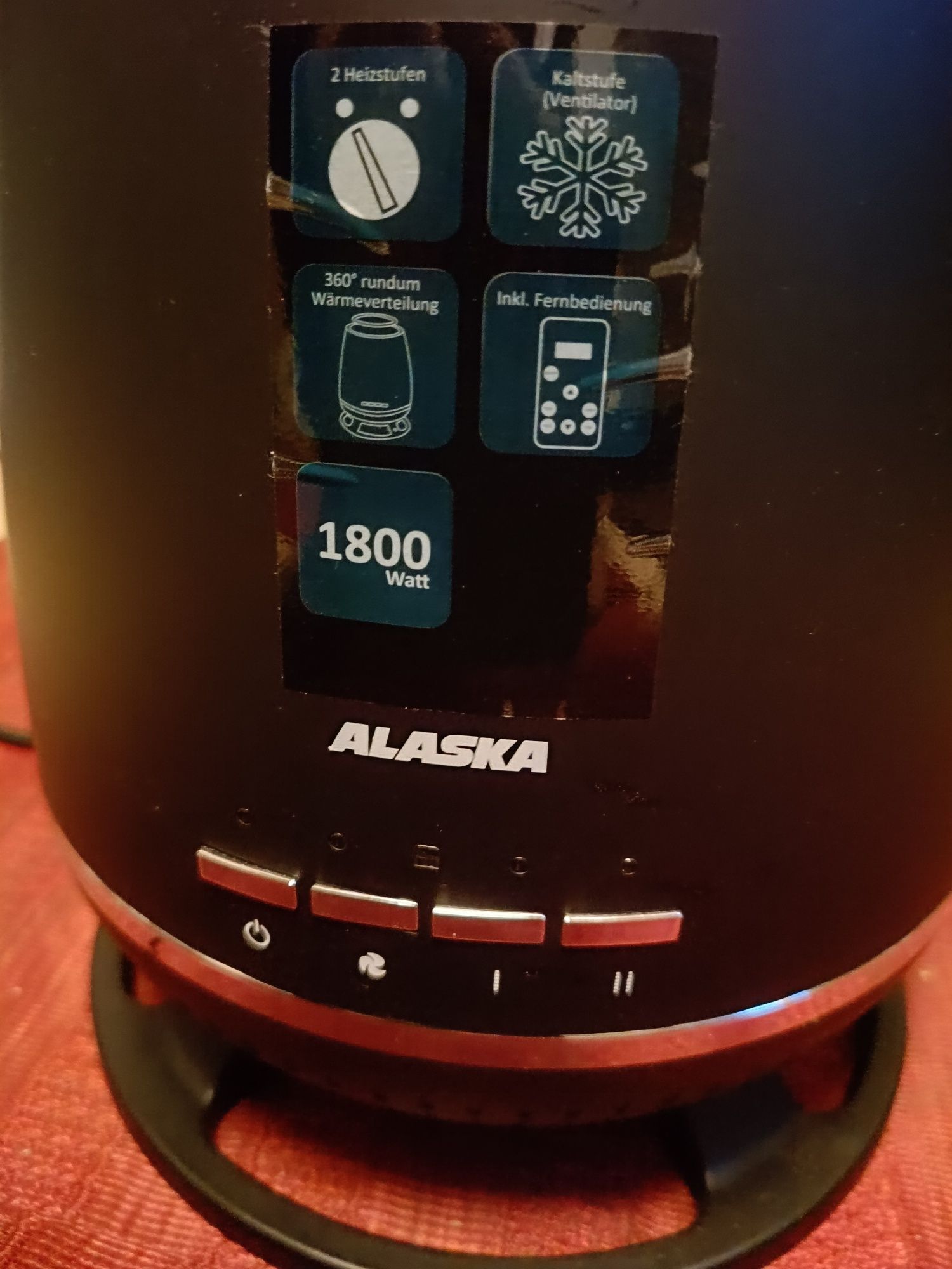 Grzejnik elektryczny Alaska 1800 wat