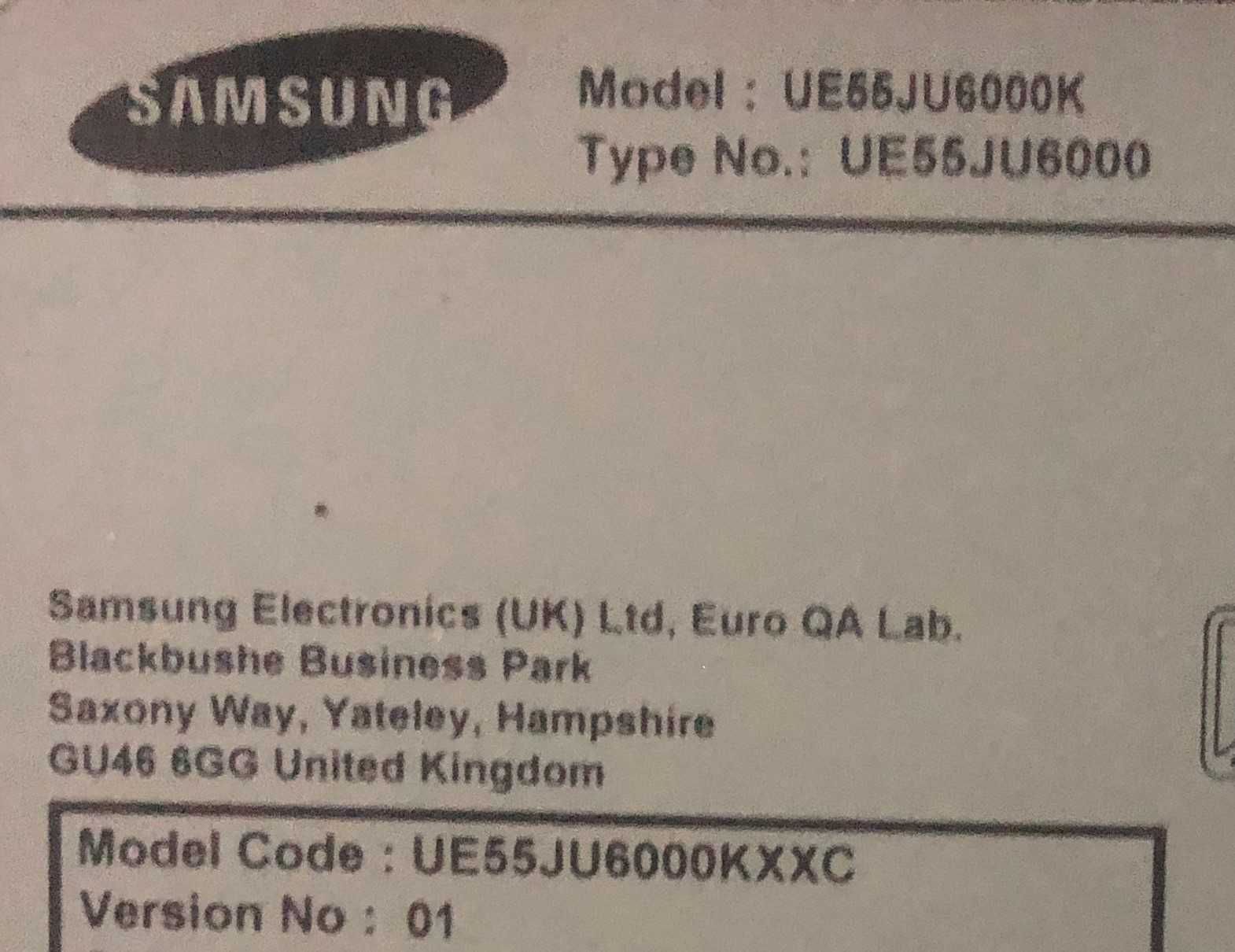 Peças TV Samsung UE55JU6000K    Board BN41.-02443A