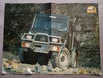 Plakat Mercedes Unimog Off-Road 4x4