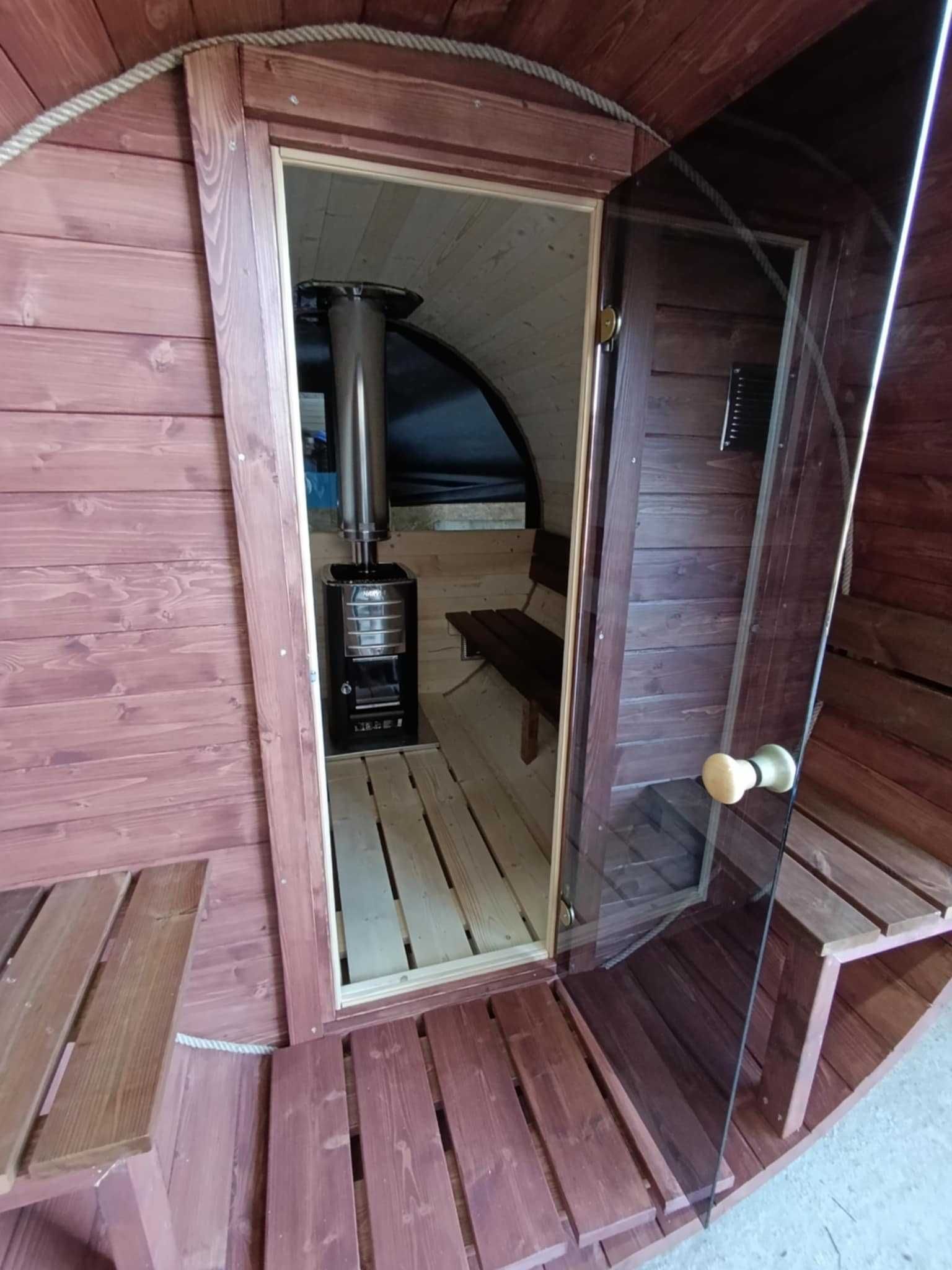 Sauna Ogrodowa z przedsionkiem