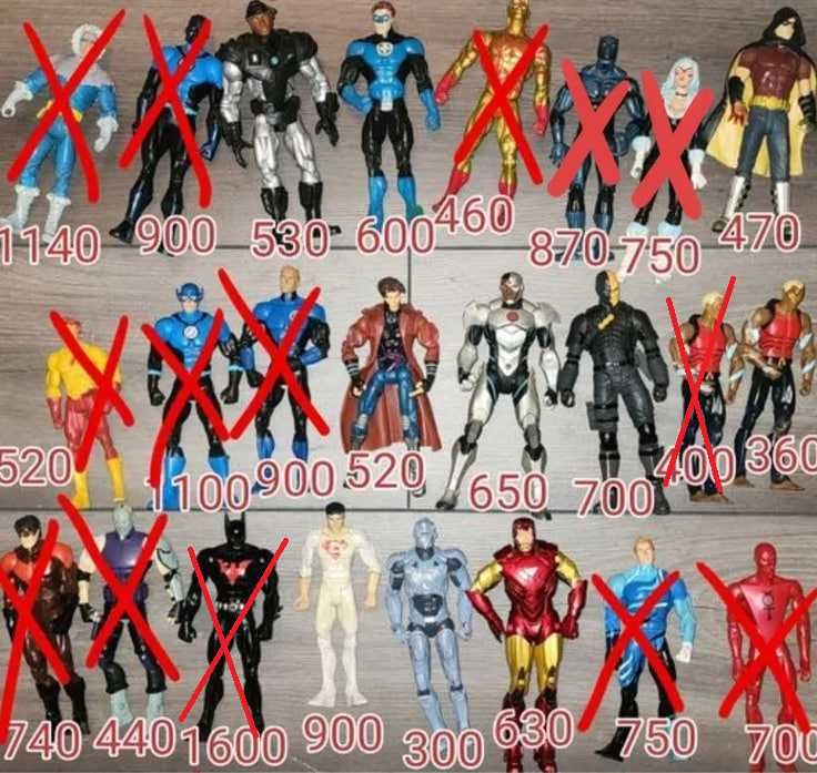 Hasbro Toy Biz DC Comics DC collectables Marvel фигурки,две фотографии