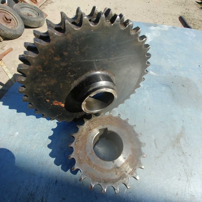 koła linowe  , zębatki