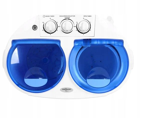 Pralko wirowka kempingowa , wsad 2 kg , moc pralki: 250W / moc wirówki