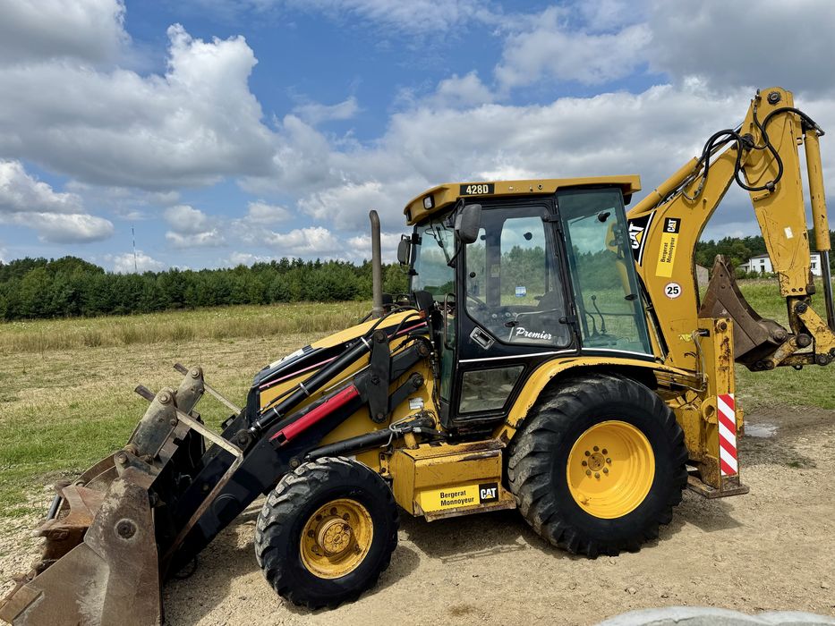 Cat 428d premier biegow koparko ładowarka caterpillar 428 432