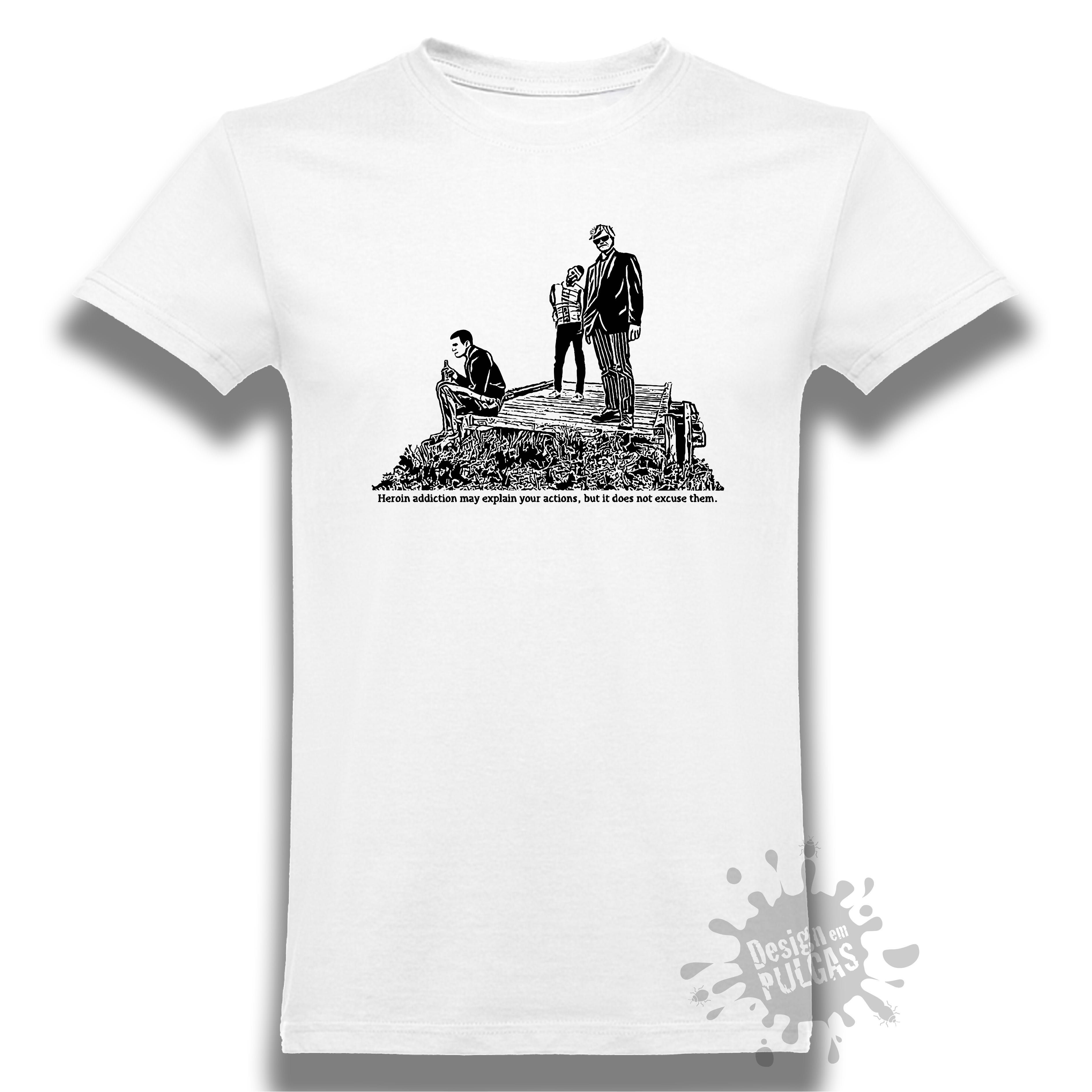 Trainspotting Renton Spud SickBoy T-shirt Sweat Hoodie - PORTES GRÁTIS