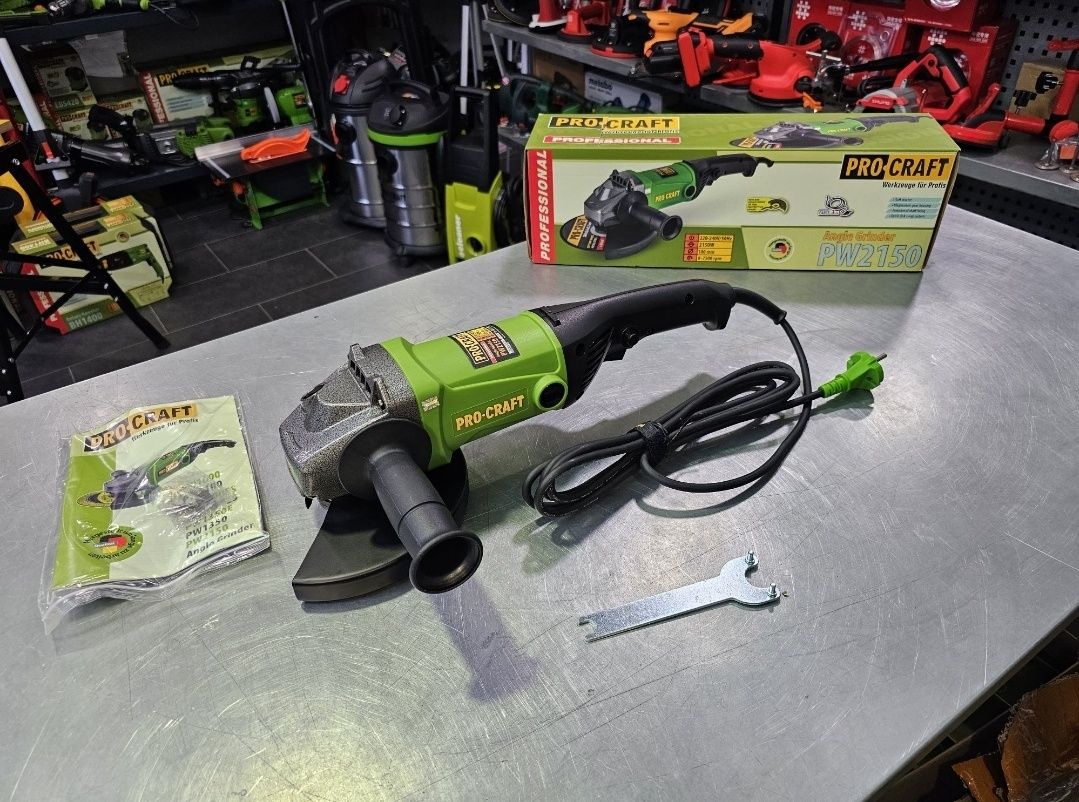 180 Болгарка ProCraft PW2150 Professional Плавный пуск 2150Вт