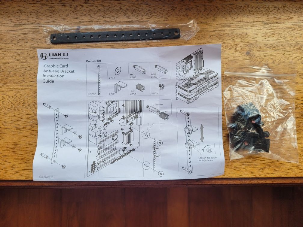Suporte Lian Li GB-001 Para Placa Gráfica