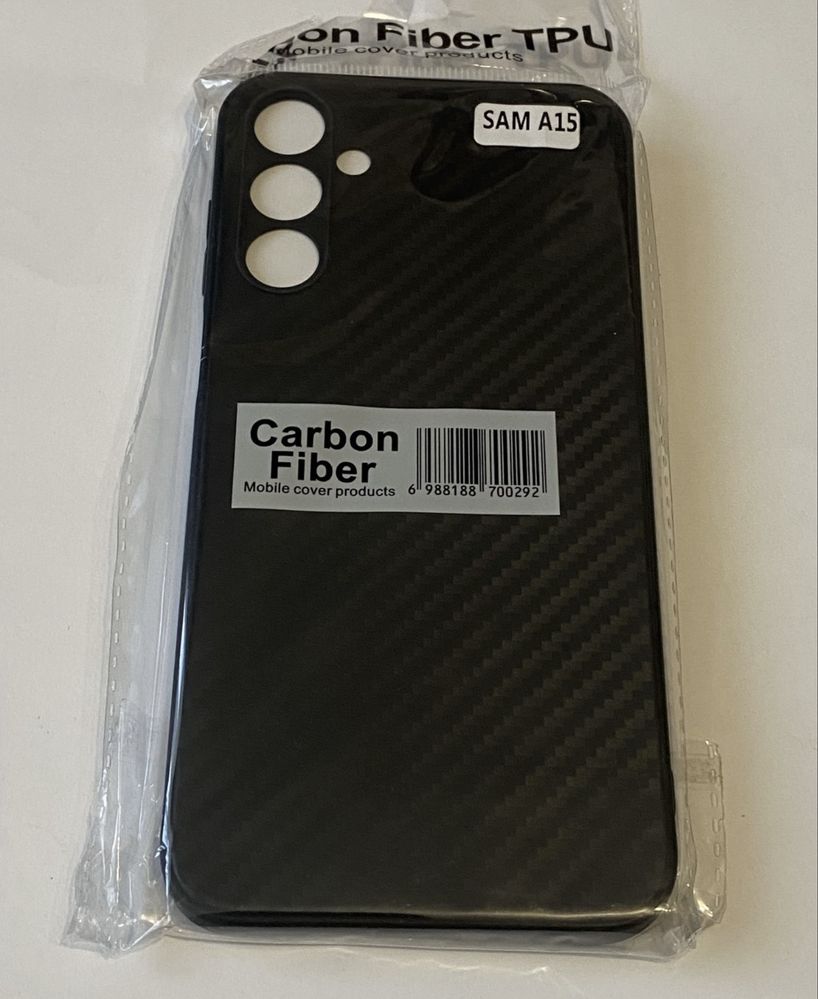 Чехол Samsung A15 / Al55F Carbon Протиударний Захисний