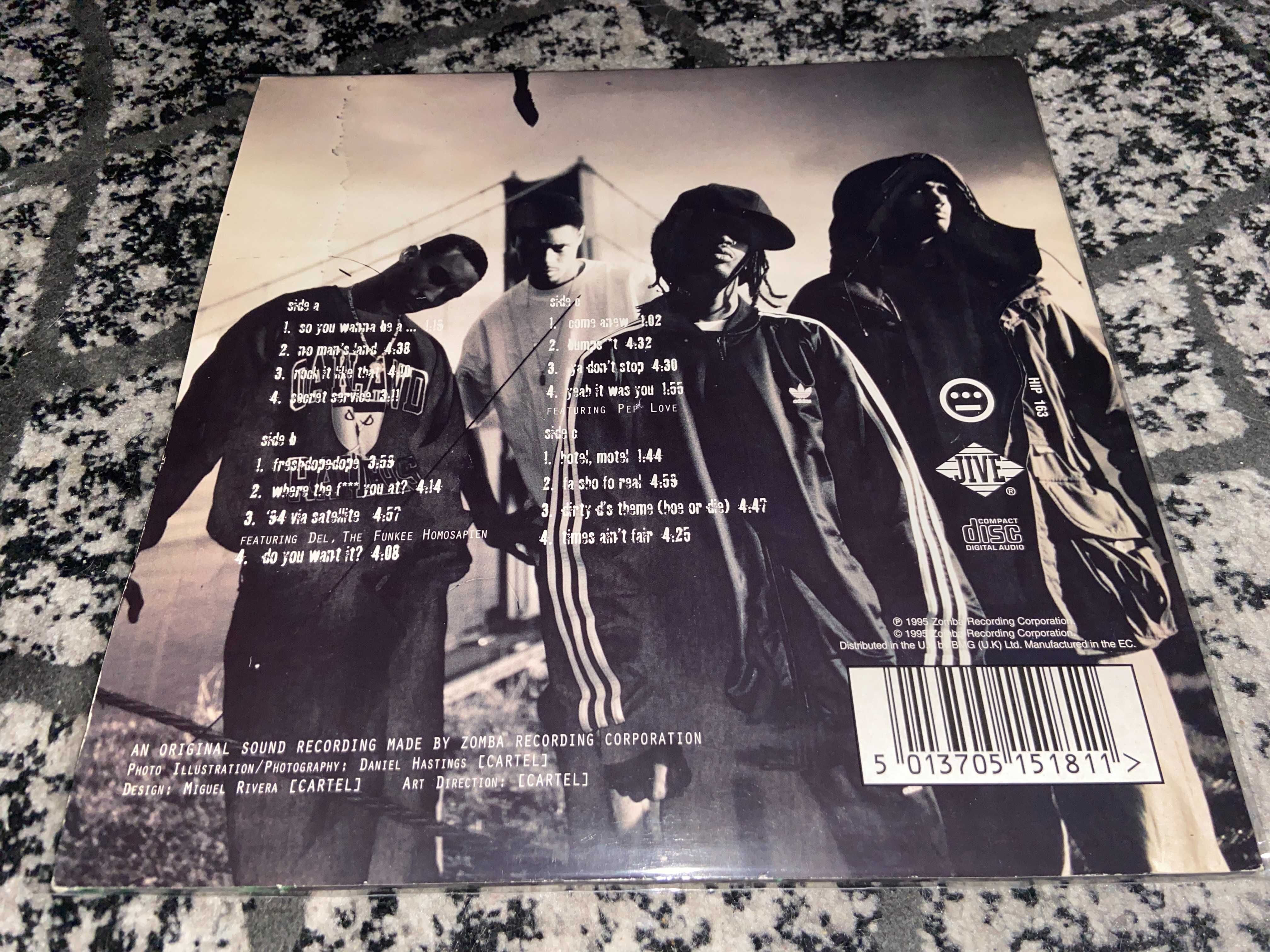 Rap Winyl - Souls Of Mischief - No Man's Land - UK 1995