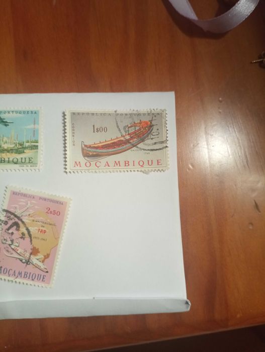 Selos de Moçambique usados