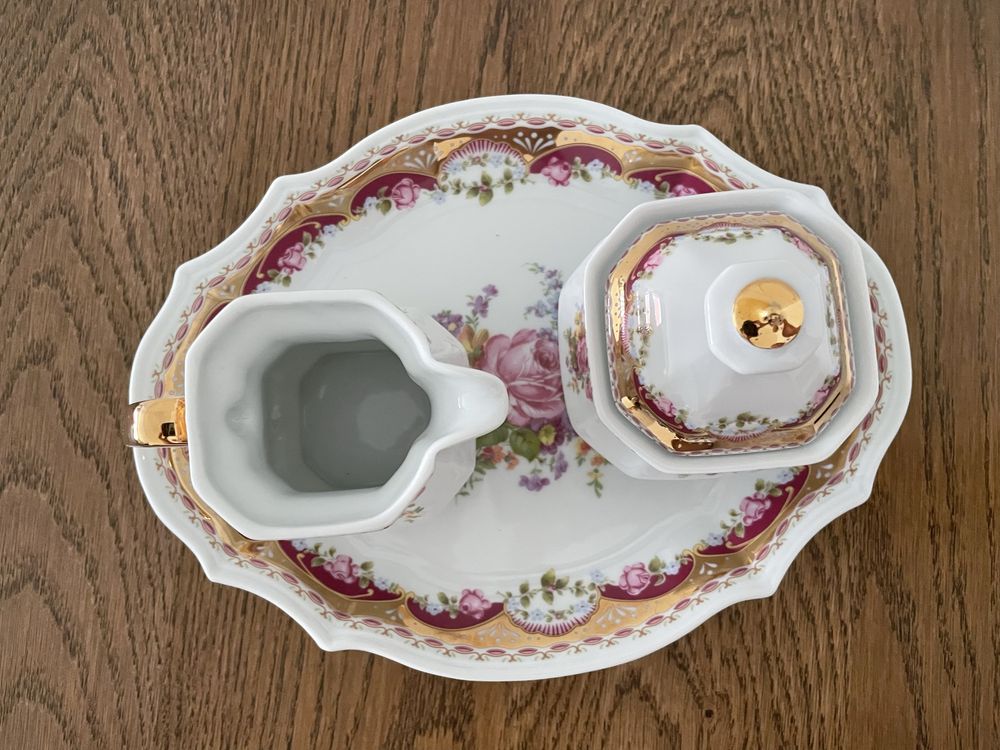 Victoria & Albert porcelaines conjunto cha