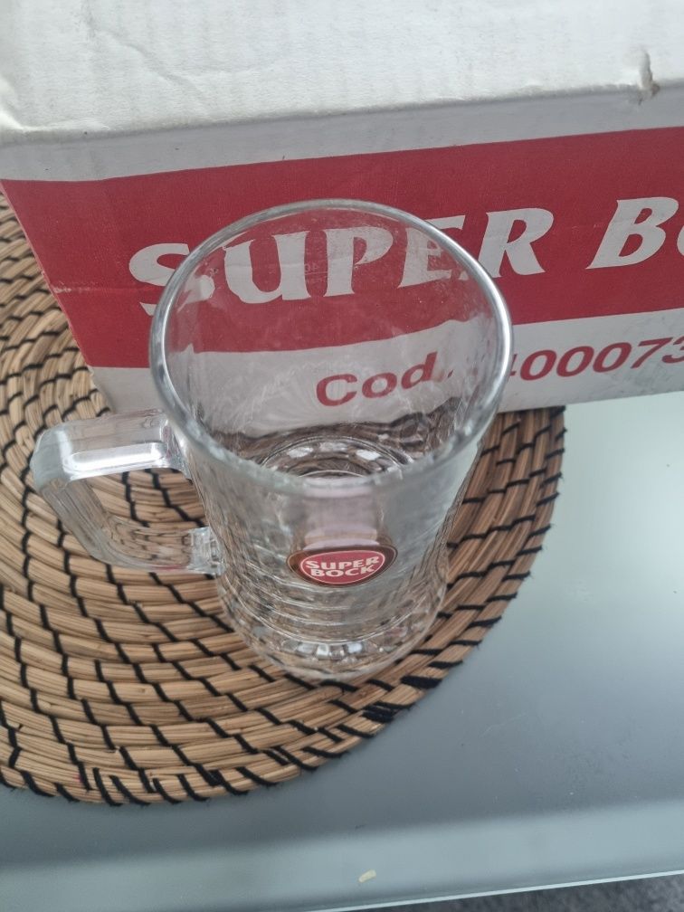 Vintage caixa original caneca super bock