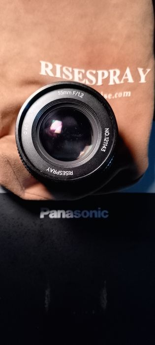 Светосильный объектив 35 мм F1.2 Risespray на систему MFT Panasonic