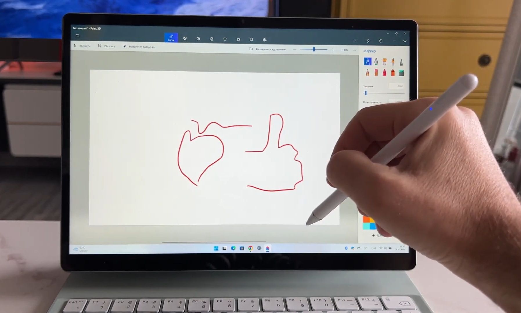 Ноутбук Планшет на Windows 11 DERE T30 PRO