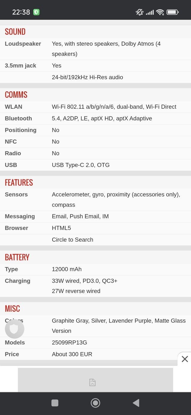 Redmi Pad 2 Pro 6/128 (SELADO)