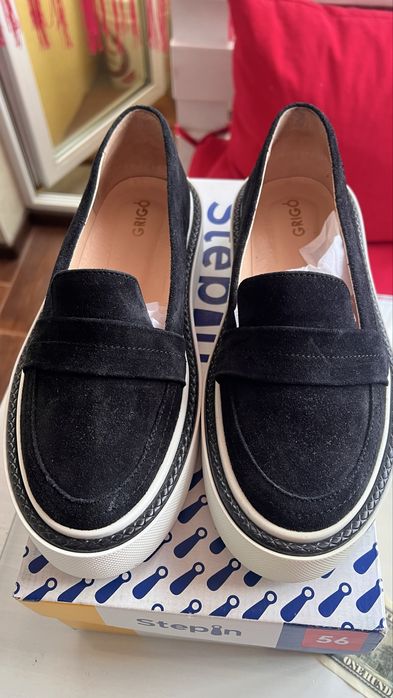 Мокасини всесезонні жвночі 39 розмір