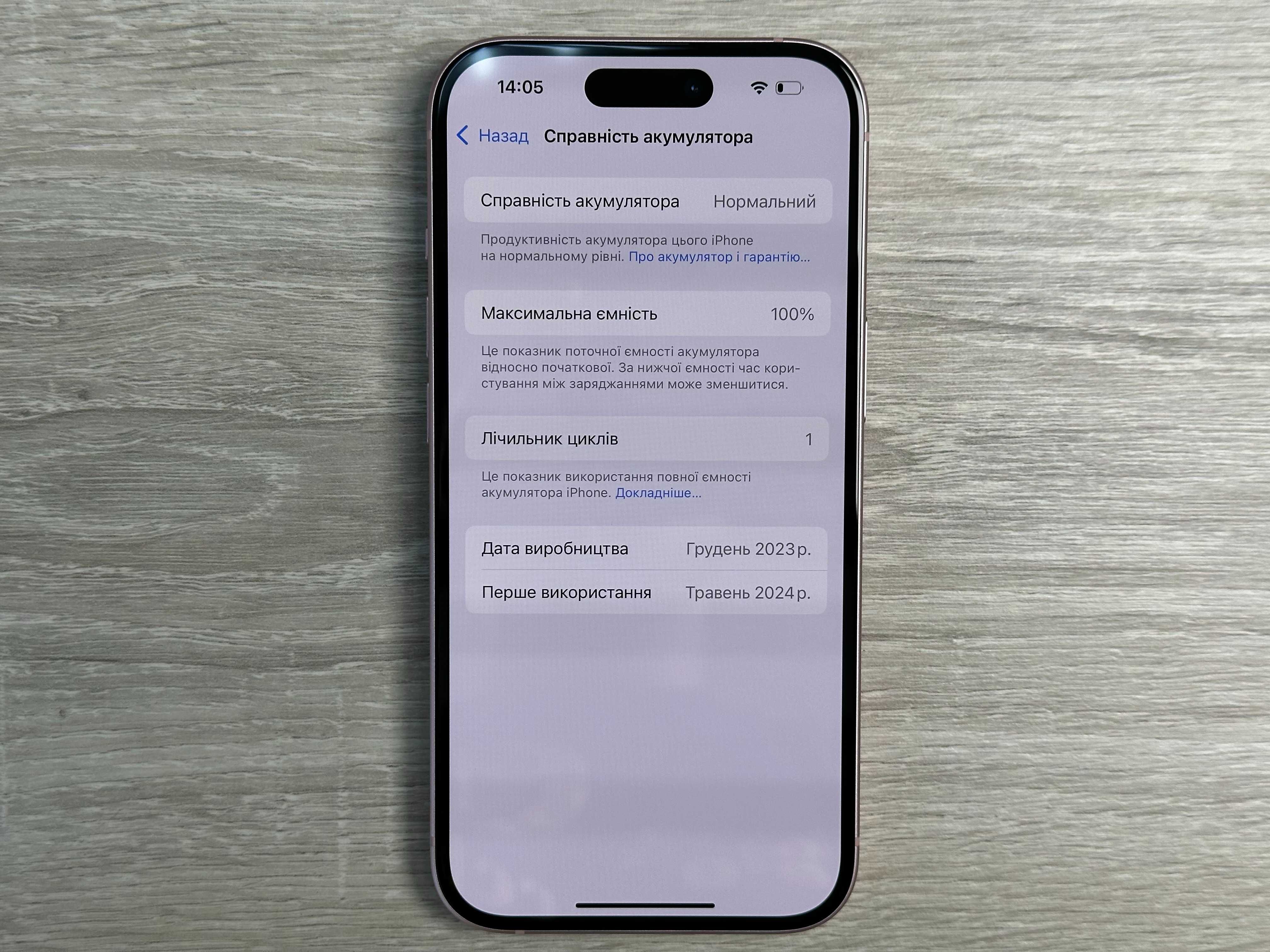 НОВИЙ Apple iPhone 15 - 512GB - Pink Neverlock 1 цикл 100% акум