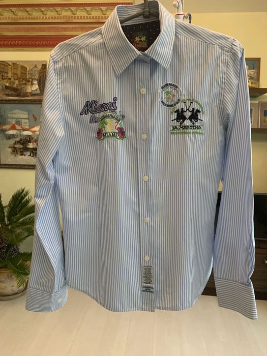 Очень красивая рубашка La martina, м-с