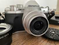 Olympus OM-D E-M10 mk3 com objetivas e adaptadores