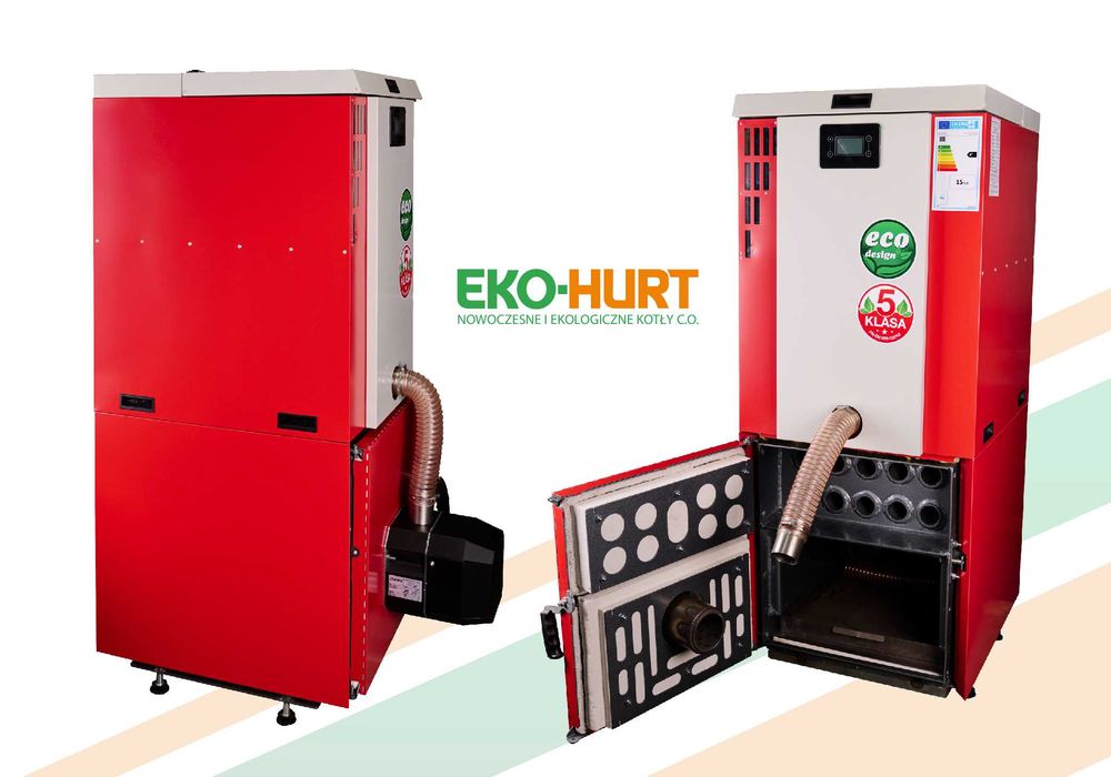 Kocioł SLIMET 25 kW na pellet – 5 klasa - ECODESIGN piec Kipi