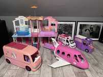 Bardzo duzy zestaw zabawek Barbie