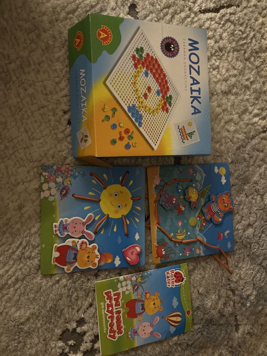 Przeplatanka i mozaika, zabawka edukacyjna