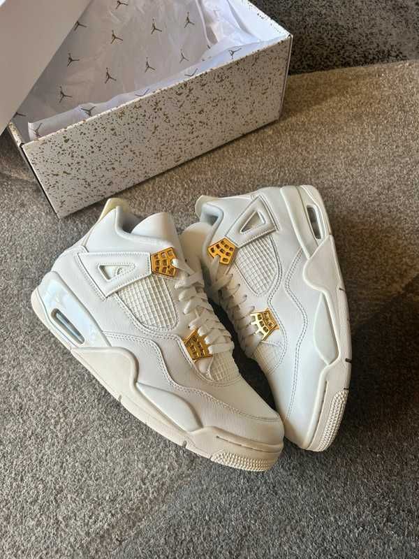 Jordan 4 Retro Metallic Gold R.46