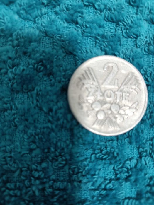 Monety z PRLu 2 zl Kłosy i owoce