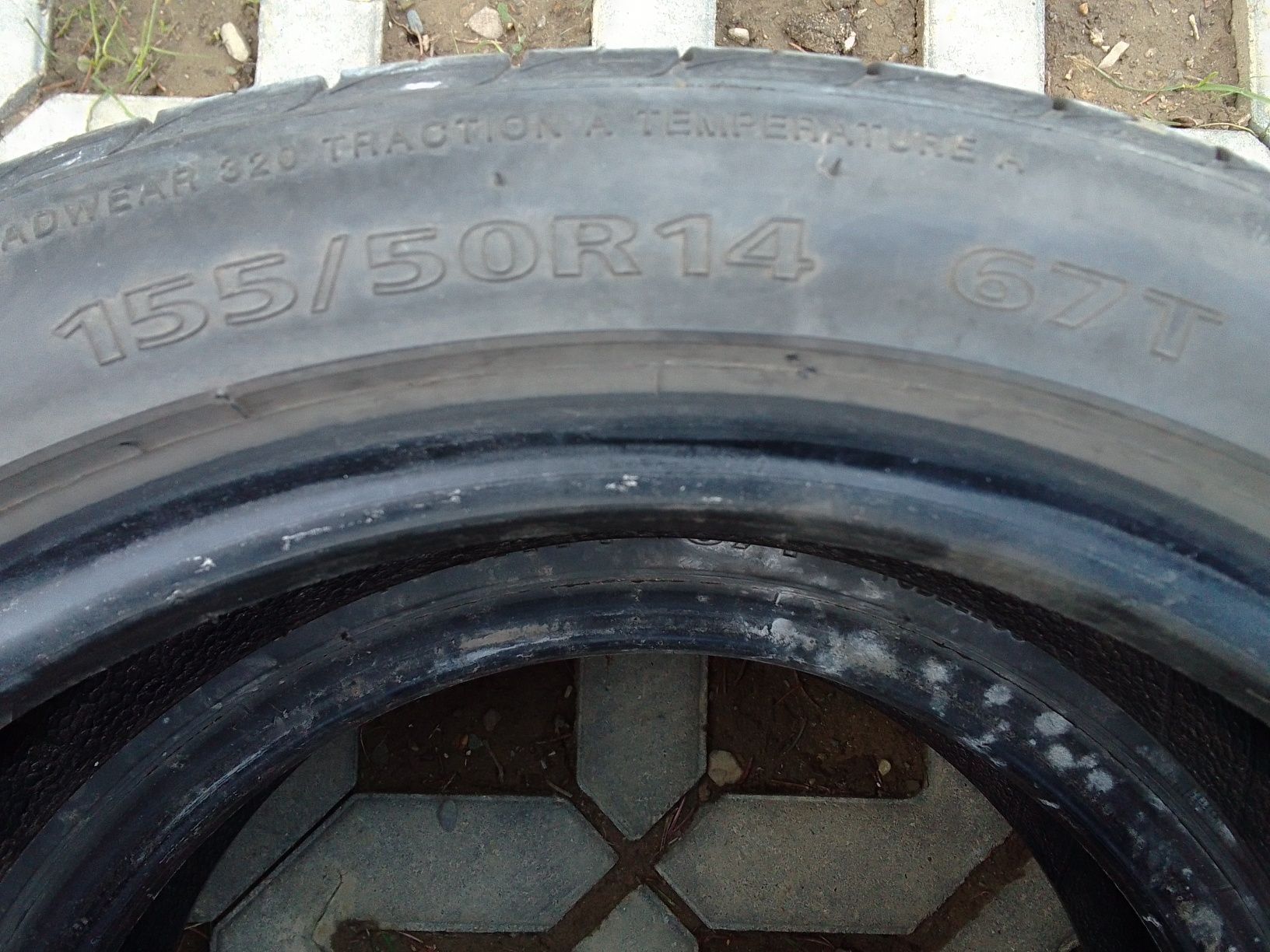 2 Opony letnie 155/50r14 DELINTE 5mm