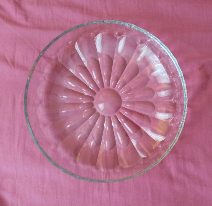 PRL Patera szklana okrągła średnica 28cm