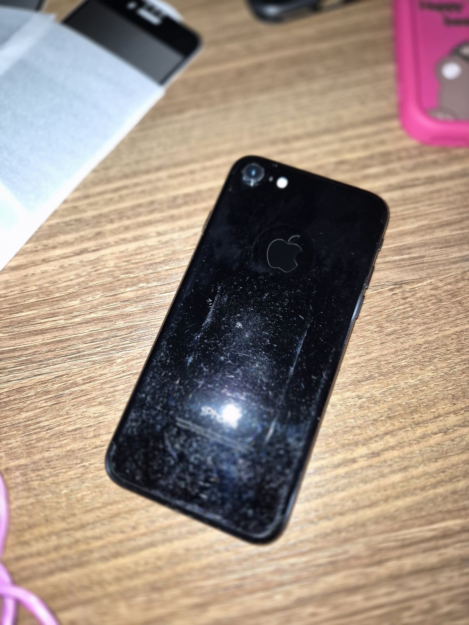 Iphone 7 jet black 128GB 100%