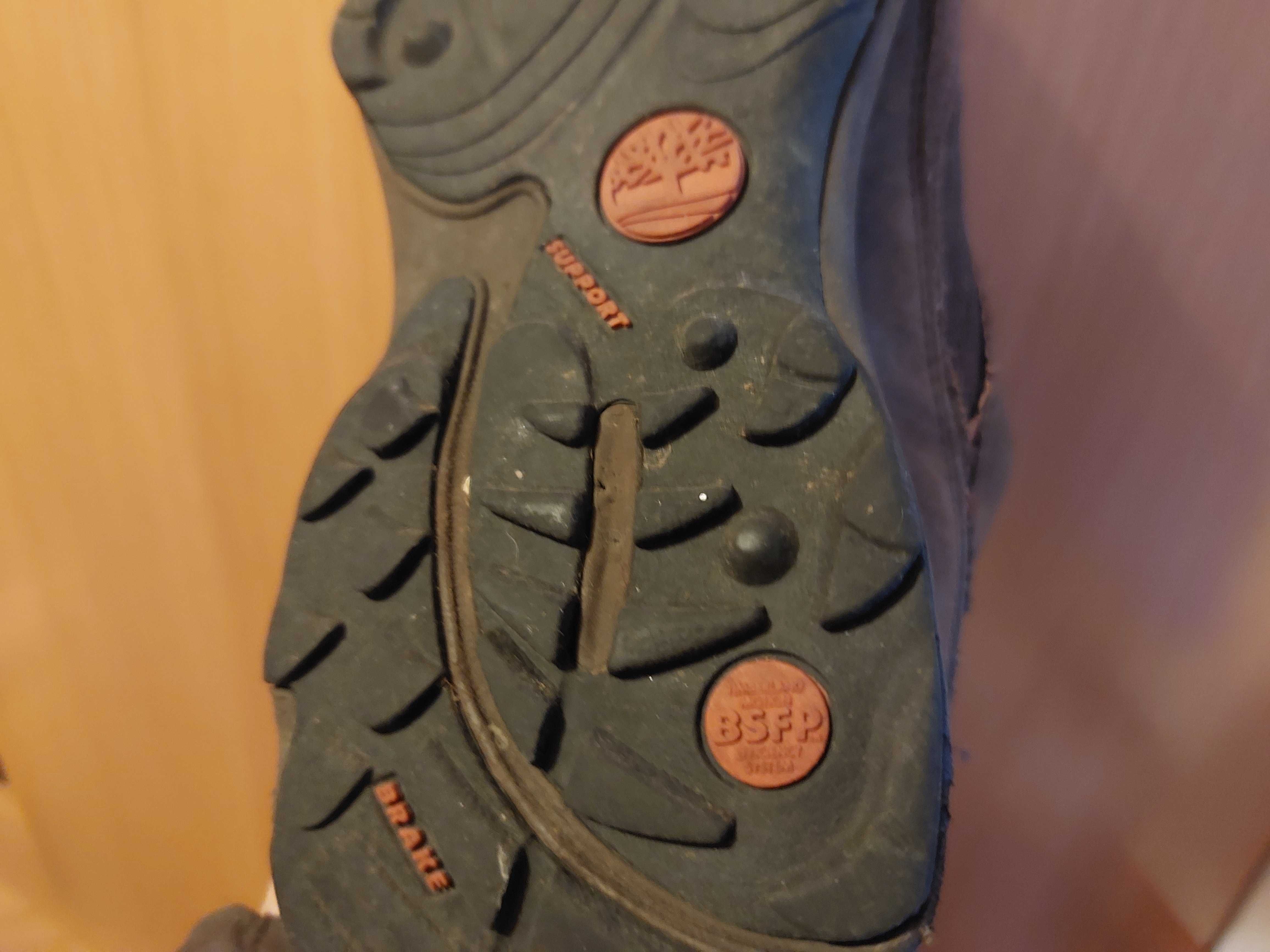 Ténis Timberland 7,5 M - Número 41 - Castanhos e Laranja