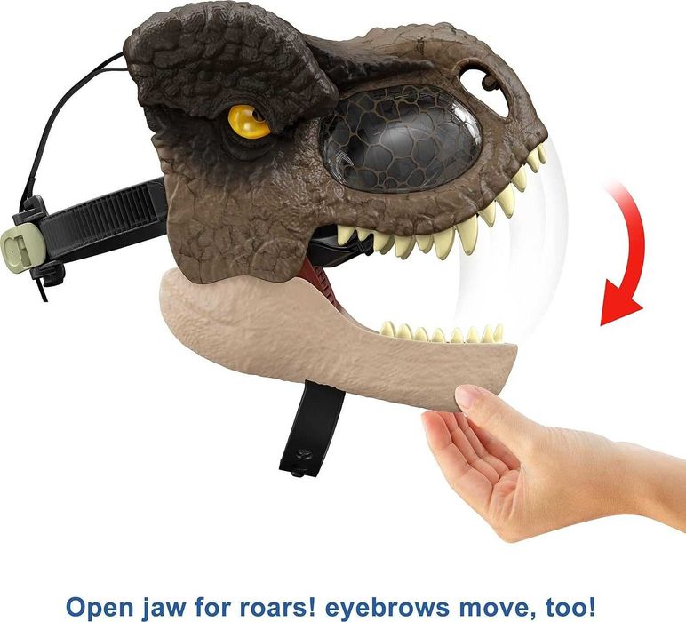 Маска Динозавр Тираннозавр Рекс звук Jurassic World Mask