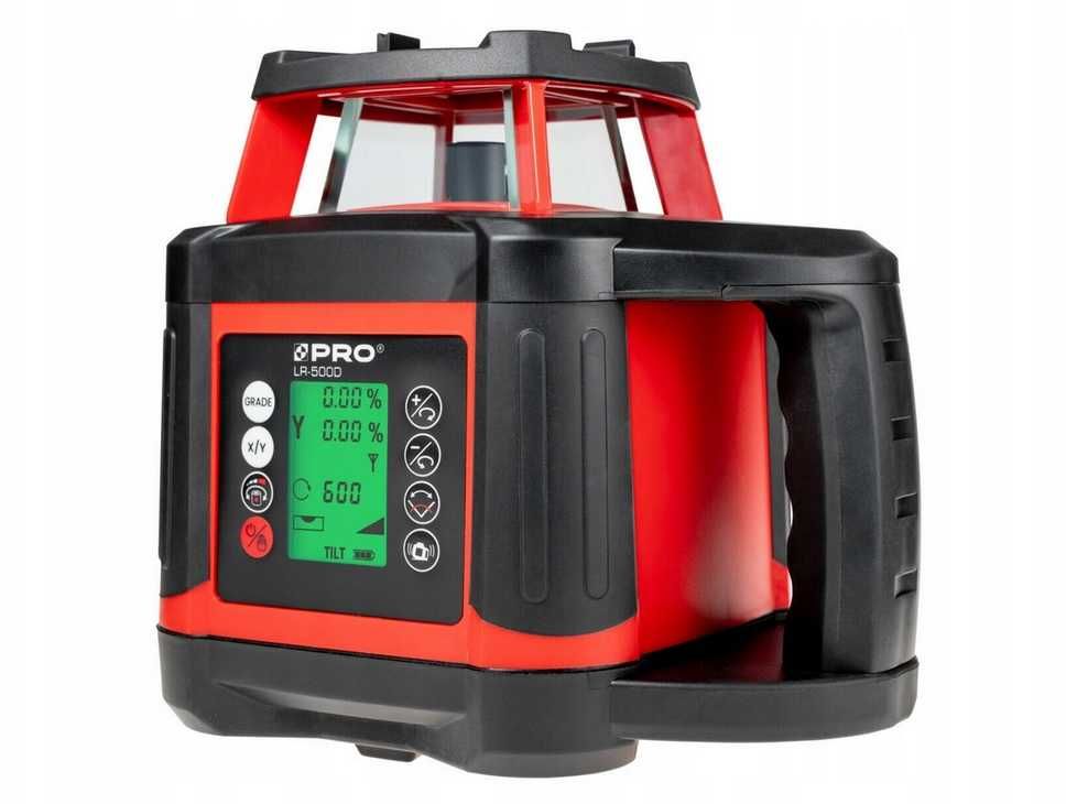 Niwelator laserowy PRO LR-500D + walizka i akcesoria Nowy