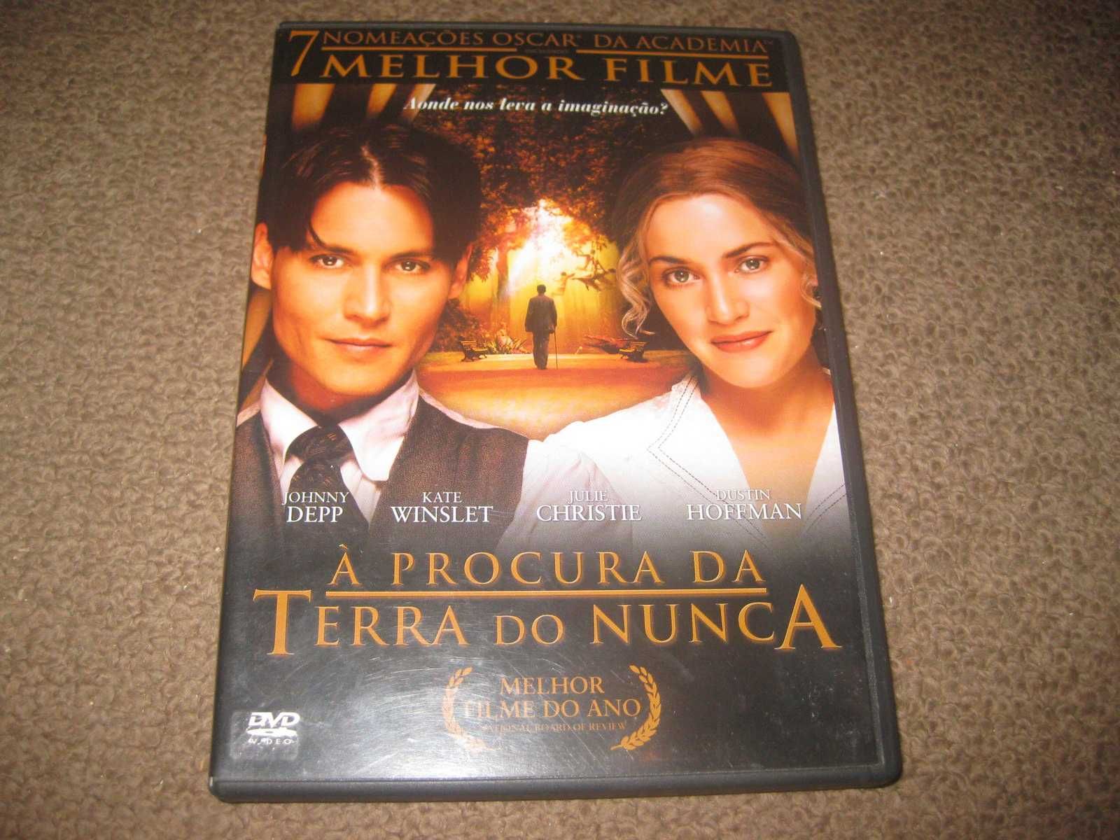 DVD "À Procura da Terra do Nunca" com Johnny Depp