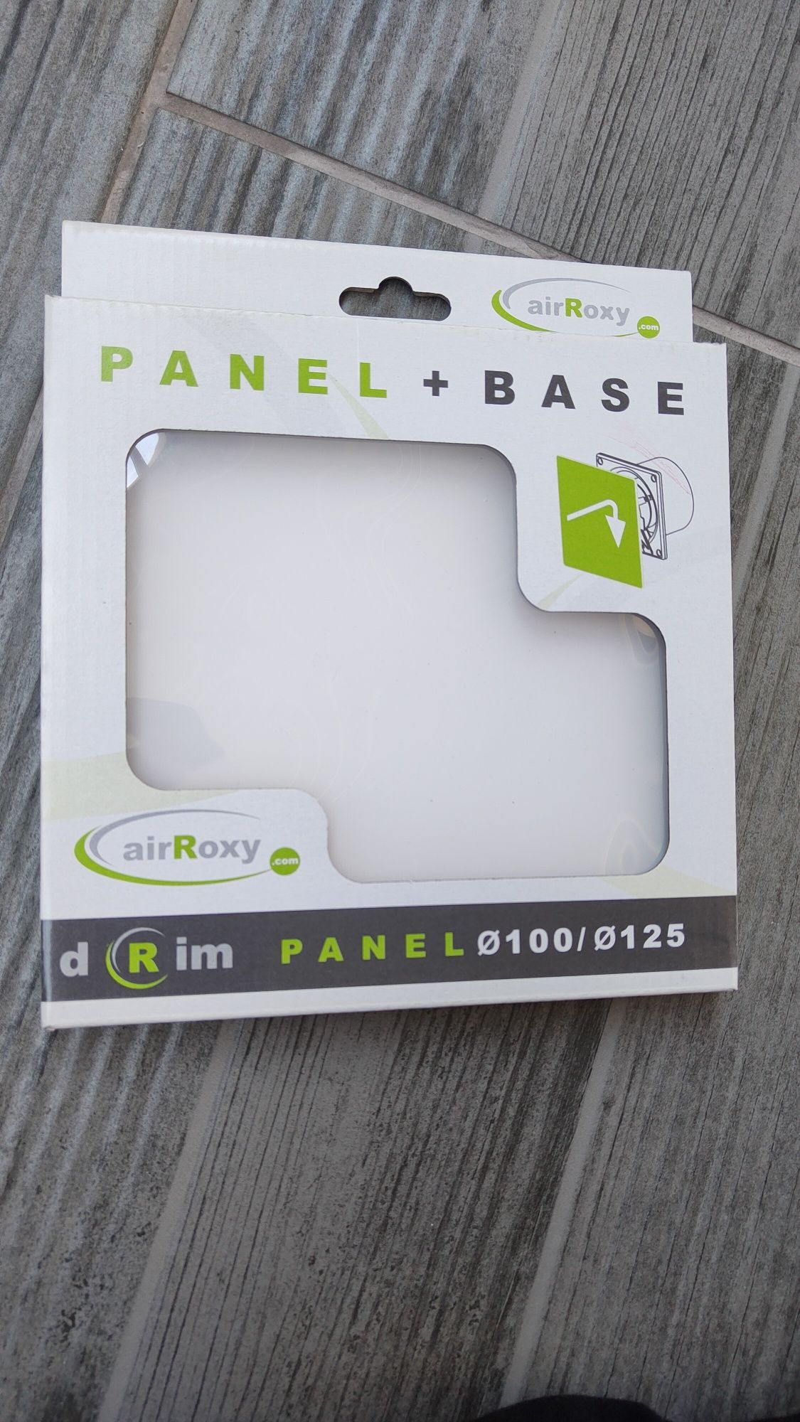 Panel do wentylatora plexi biały połysk*2 
dRim