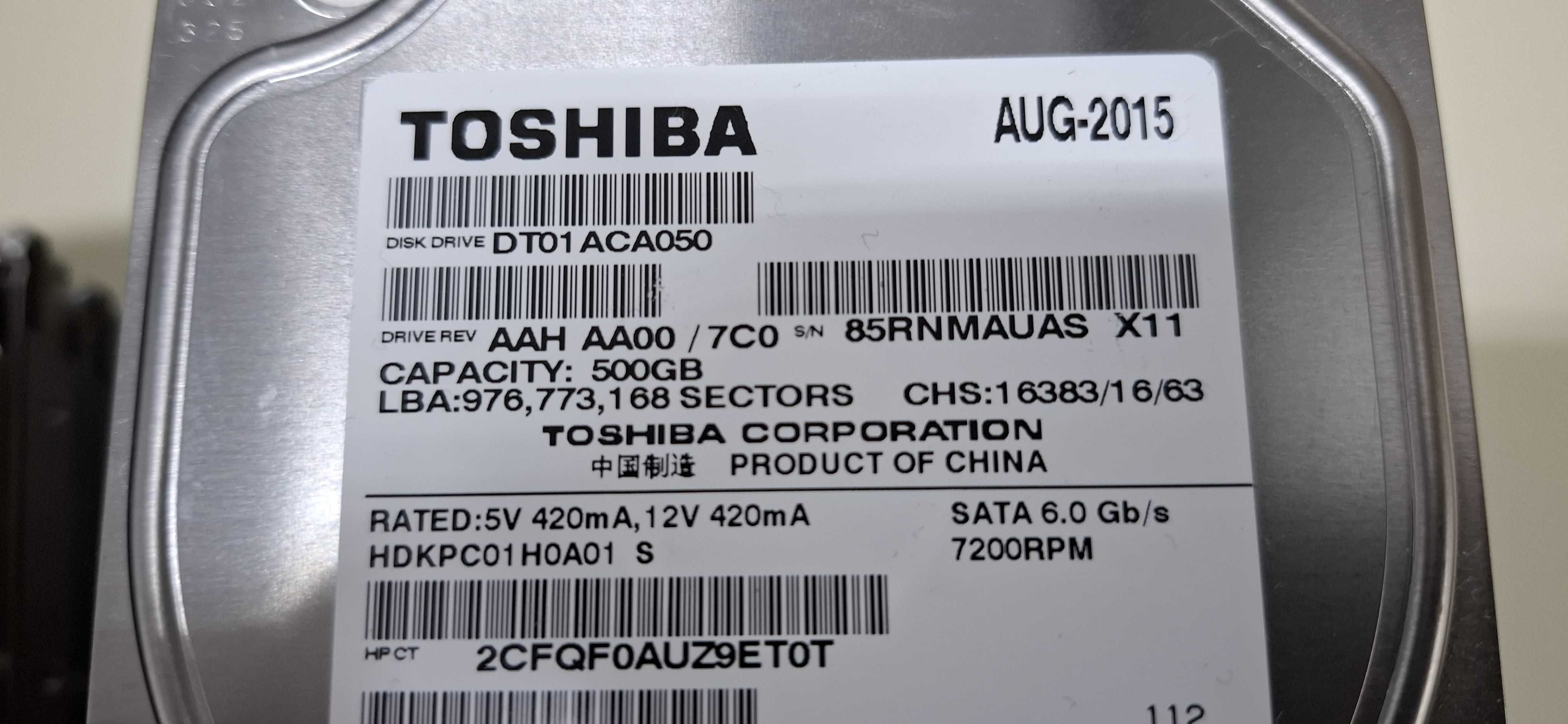 Discos rígidos Sata HDD 500Gb 3,5"